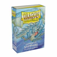 Dragon Shield - "Sapphire" 60 Matte Sleeves