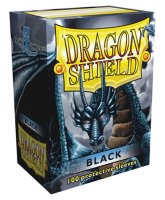 Dragon Shield - "Black" 100 Classic Sleeves